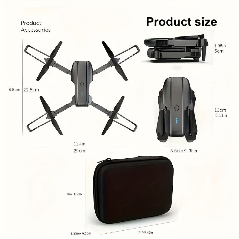 Nuevo dron RC profesional E99 K3, cuadricóptero RC plegable con cámara dual, juguete con control remoto y retención de altura, regalo de vacaciones, avión no tripulado económico para interiores y exteriores