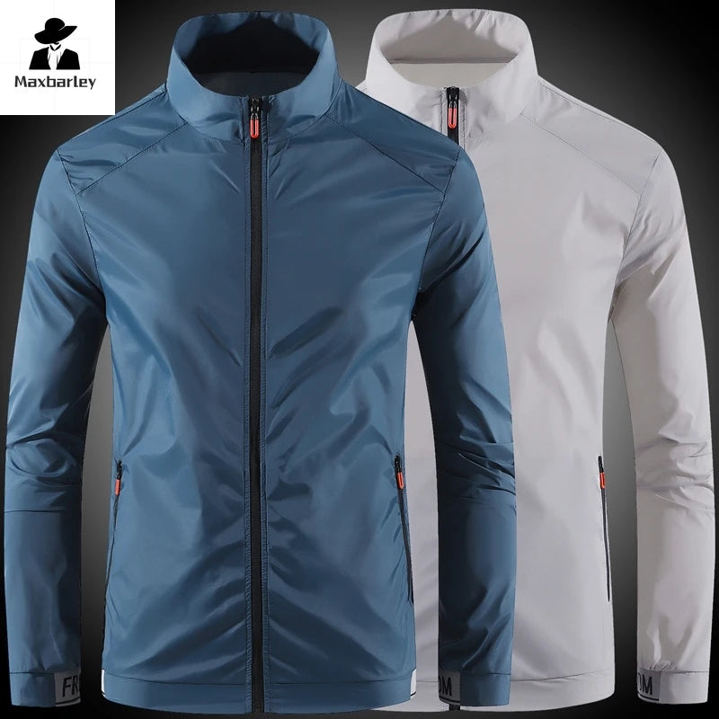 Abrigos de protección solar Chaqueta deportiva impermeable y transpirable para hombre Protección UV de verano Ropa de pesca al aire libre