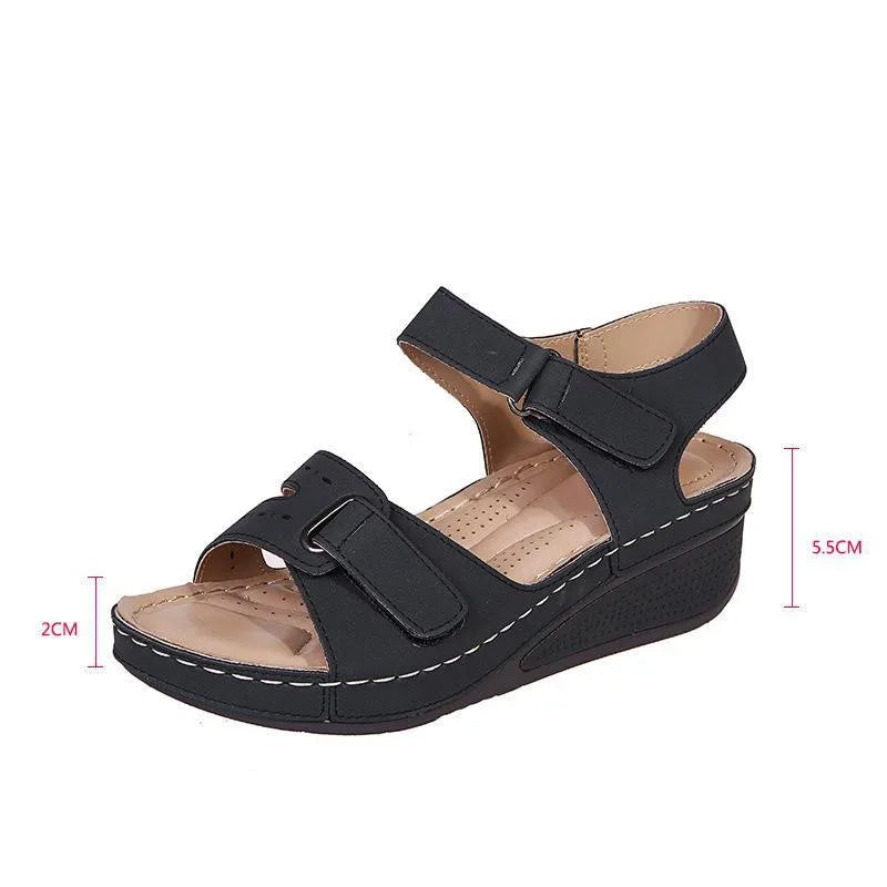 Sandalias de playa para mujer, sandalias de costura suave para mujer, sandalias planas cómodas, zapatos de playa de punta abierta para mujer, calzado para mujer, sandalias