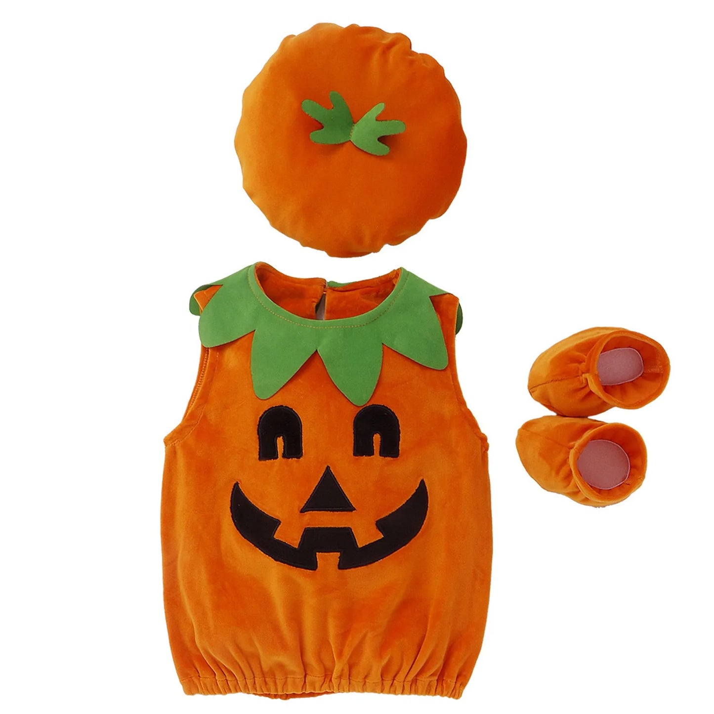 Disfraz de calabaza de Halloween para niños, sombrero de cosplay para bebés, niñas y niños, ropa de actuación escénica para fiestas navideñas, traje, regalos