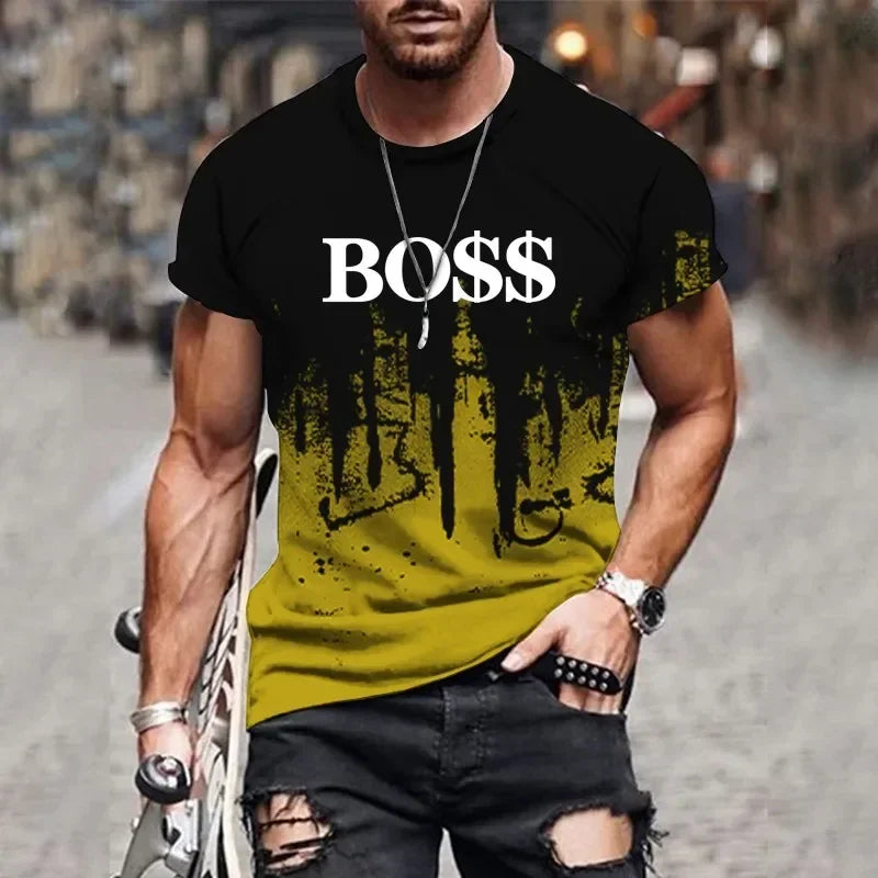 Camisa de manga corta con estampado de Colores | Marca: BOSS