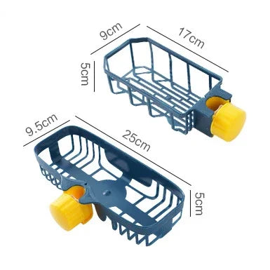 Adjustable Kitchen Sink Drain Rack Sponge Storage Faucet Holder Soap Drainer Shelf Basket Organizer Bathroom Accessories Hanger