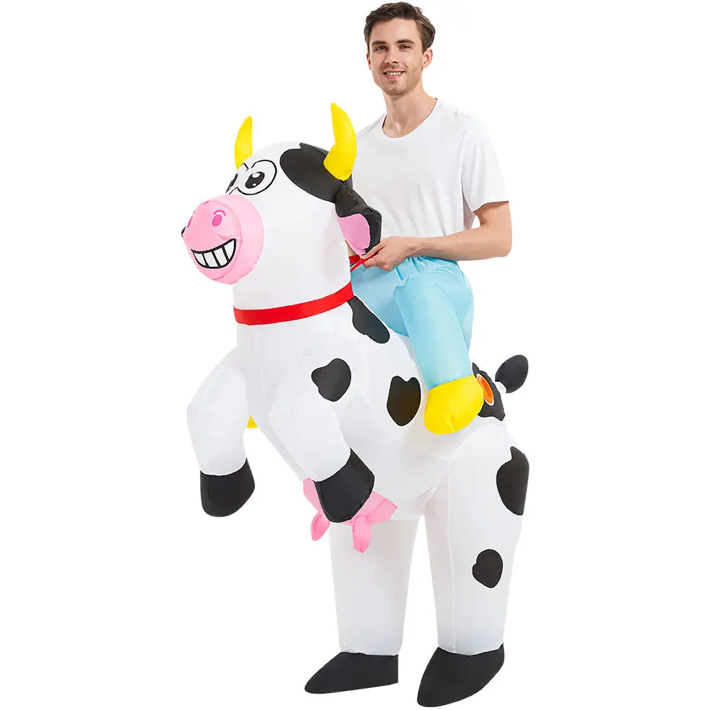 Disfraz inflable de gallo, flamenco y caballo para adultos, disfraz de anime, para carnaval, fiesta de Halloween, disfraces de cosplay para hombre y mujer