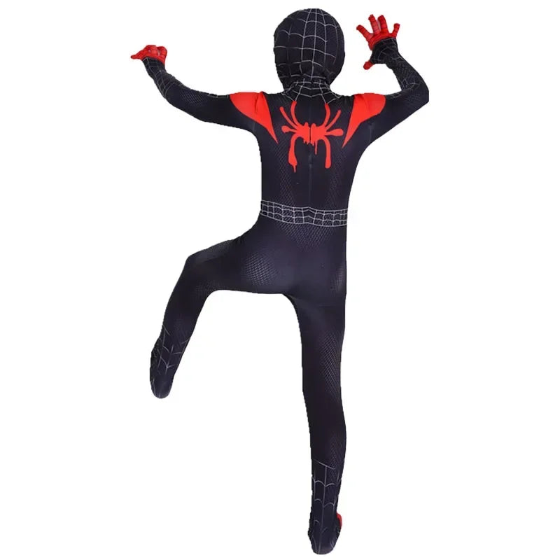 Disfraz de Spiderman de anime para adultos, pareja de superhéroes, Spider Gwen, Miles Morales, Cosplay, mono de Spiderman, disfraces de Carnaval de Halloween