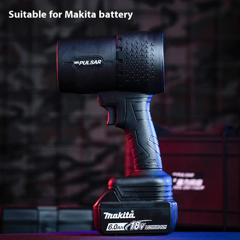 Para Makita Fan Turbojet XL 140,000RMP Soplador violento Soplador de tercera turbina Ventilador de chorro Ventilador fuerte Herramienta manual de velocidad del viento de 140 m/s