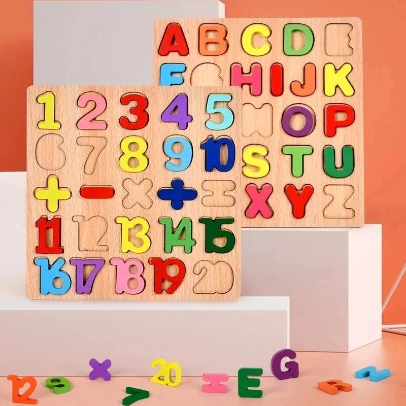 Juguetes de madera Montessori, bloques de madera para bebés, formas de tangram, tablero de rompecabezas cognitivo, juguetes educativos de aprendizaje temprano para niños