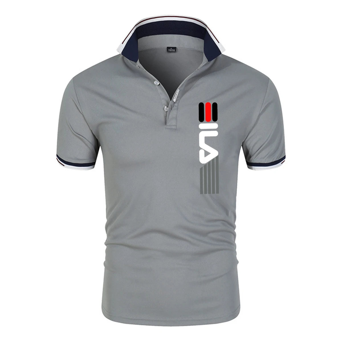 Polo de solapa antipilling para hombre