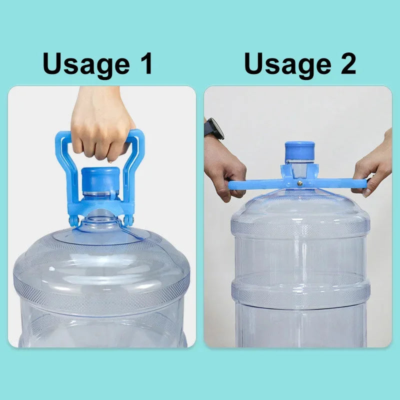 Asa portátil para botella de agua, asa para balde de agua, asa para balde de agua de plástico que ahorra trabajo y se levanta fácilmente