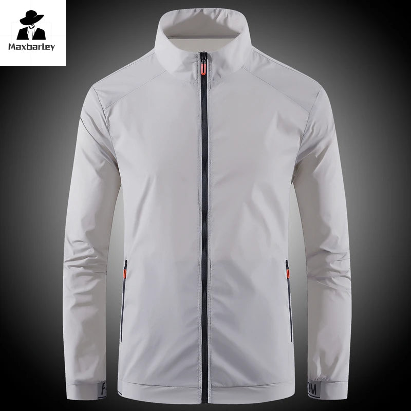 Abrigos de protección solar Chaqueta deportiva impermeable y transpirable para hombre Protección UV de verano Ropa de pesca al aire libre