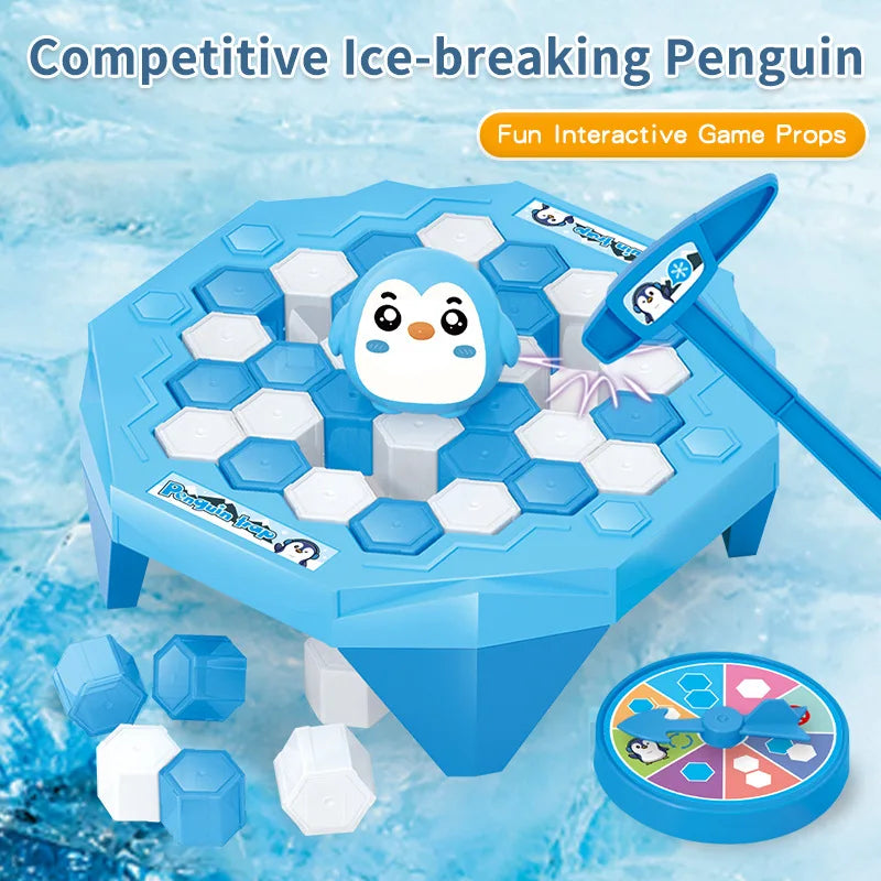 Mini juguetes para niños, pingüino, rana, pato, trampa para niños y niñas, juegos interactivos para romper el hielo, regalos divertidos