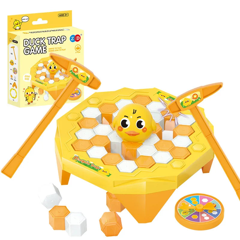 Mini juguetes para niños, pingüino, rana, pato, trampa para niños y niñas, juegos interactivos para romper el hielo, regalos divertidos