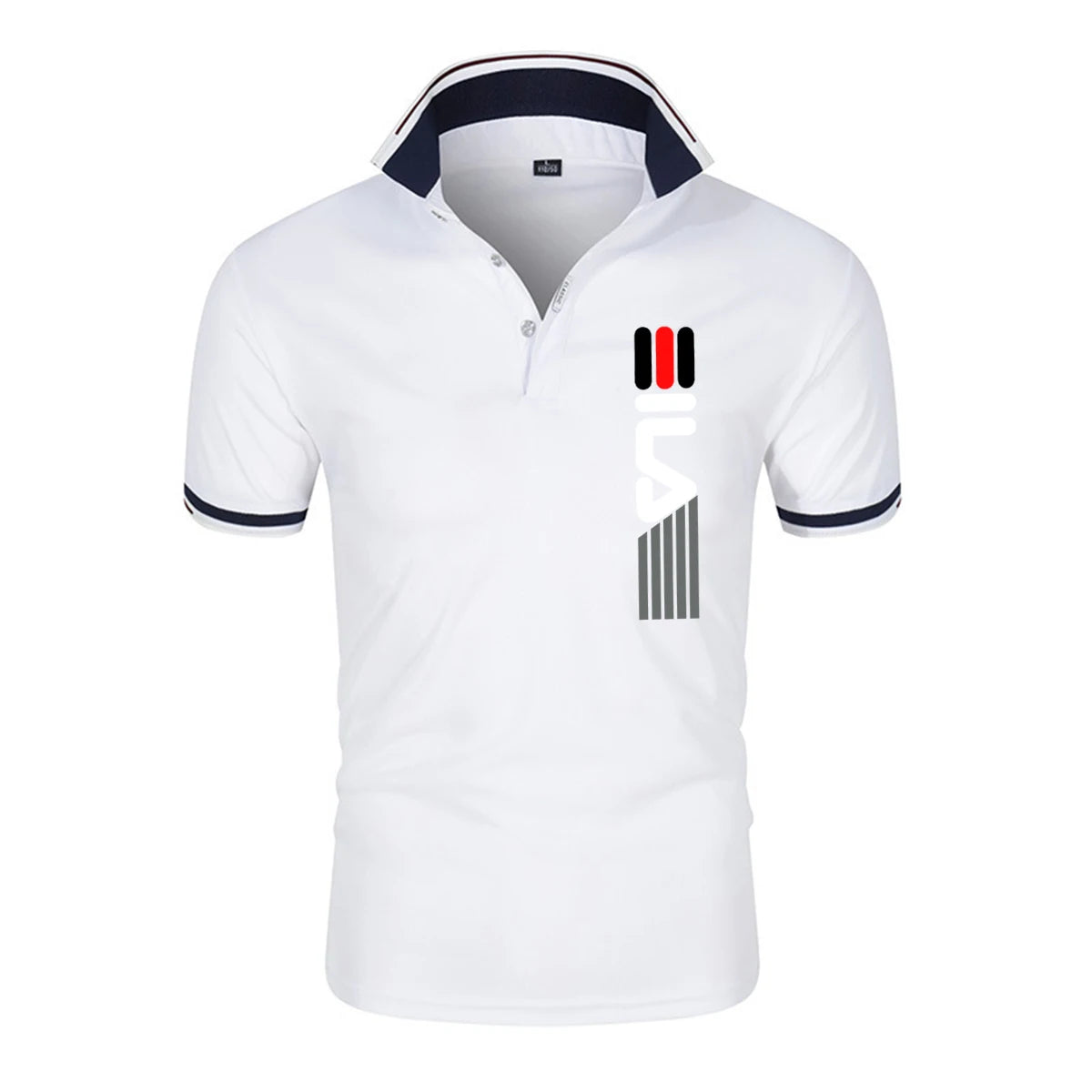 Polo de solapa antipilling para hombre