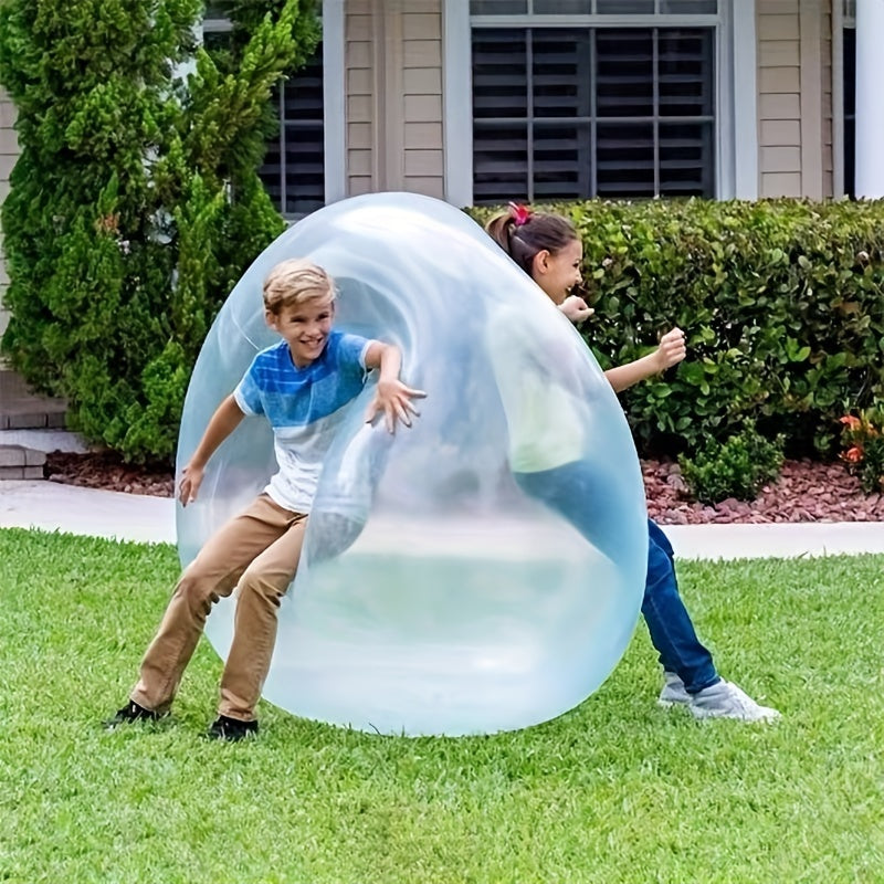 Pelota inflable, pelota de burbujas, pelota de burbujas transparente llena de agua, pelota inflable TPR, pelota Pat, pelota grande y liviana (envasado sin vacío)